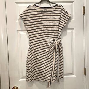 LOFT’s Saturday Sunday soft, textured striped dress